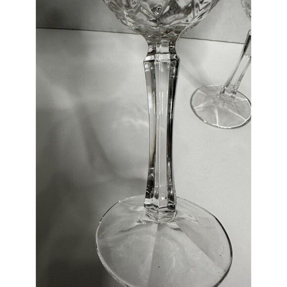Gorham Crystal Regalta Water Wine Goblet Glass Two 8.5” Tall‎ - Picture 7 of 9